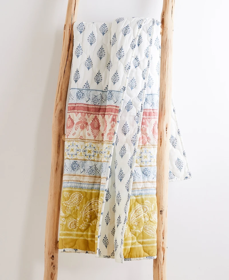 Levtex Tamiya Moroccan Inspired Reversible Quilted Throw, 50" x 60"