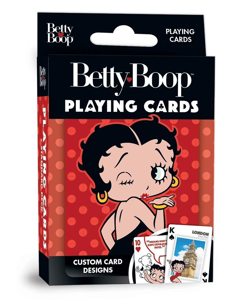 MasterPieces BettyBoop Playing Cards - 54 Card Deck for Adults