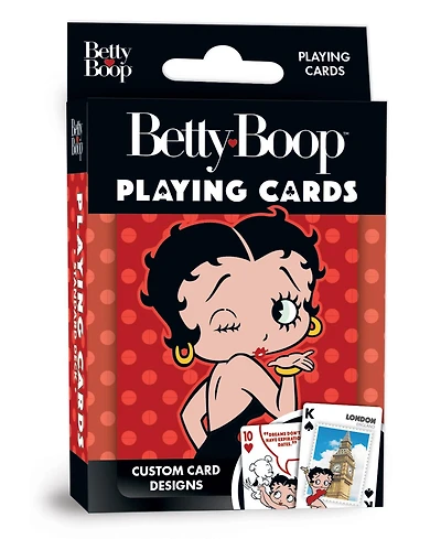 MasterPieces BettyBoop Playing Cards - 54 Card Deck for Adults