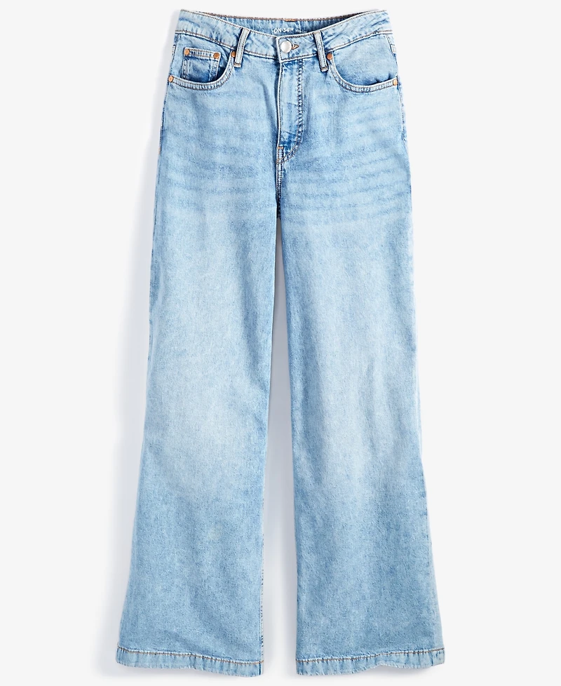 On 34th Women's High Rise Wide-Leg Jeans, Regular and Short, Created for Macy's