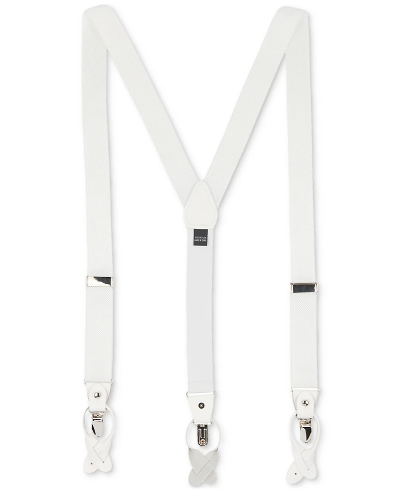 ConStruct Men's Solid Convertible Suspenders