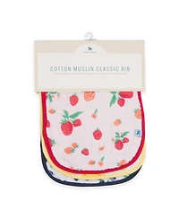 Little Unicorn Baby Printed Muslin Classic Bib, Pack of 3