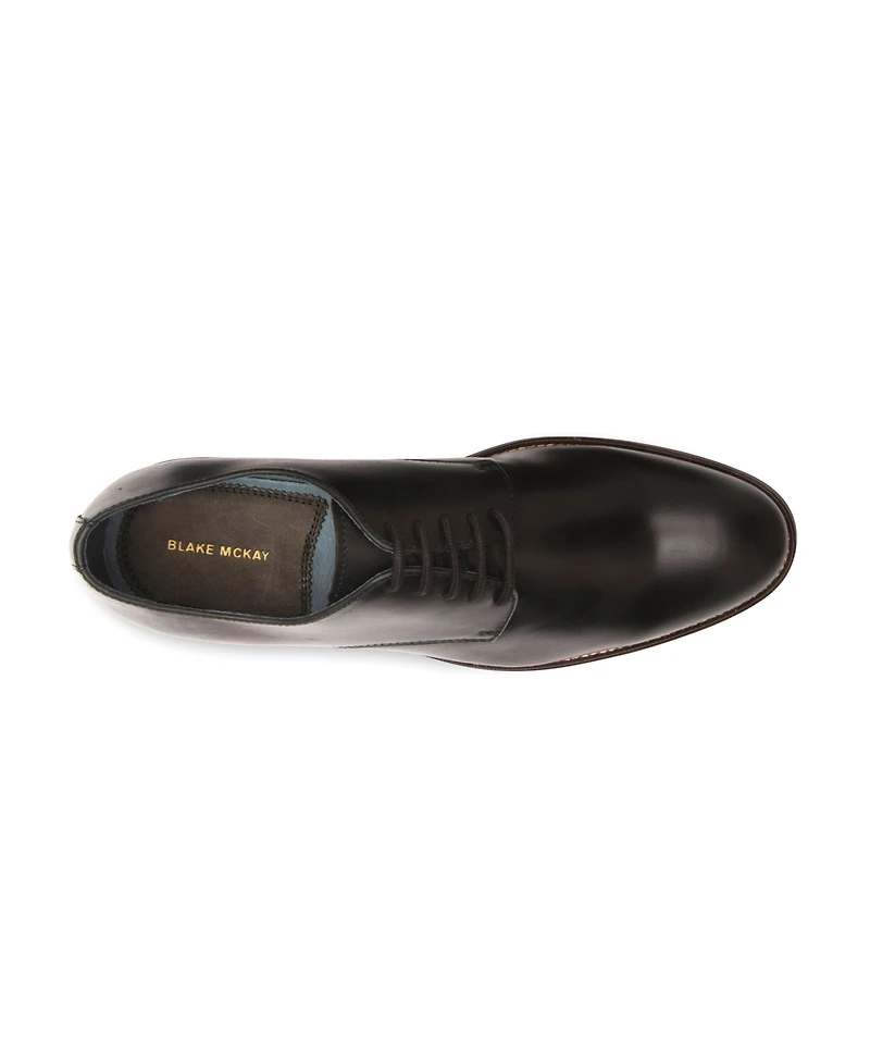 Blake McKay Men's Men s York Oxford Dress Casual Lace-Up Plain Toe Derby Leather Shoes