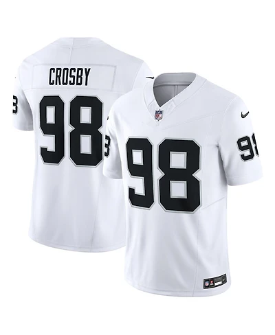Men's Nike Maxx Crosby White Las Vegas Raiders Vapor F.u.s.e. Limited Jersey