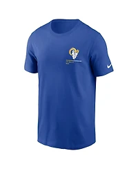 Men's Nike Royal Los Angeles Rams Team Incline T-shirt
