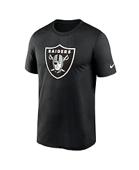 Men's Nike Black Las Vegas Raiders Legend Logo Performance T-shirt