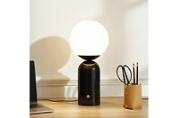 Brightech Mila Tall 15" Dimmable Led Table Lamp with Marble Base