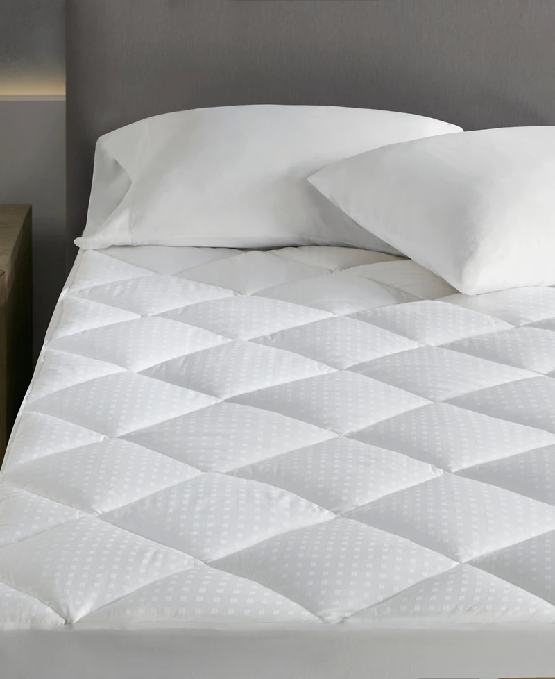 Croscill Signature Dobby Cotton Water-Resistant Mattress Pad