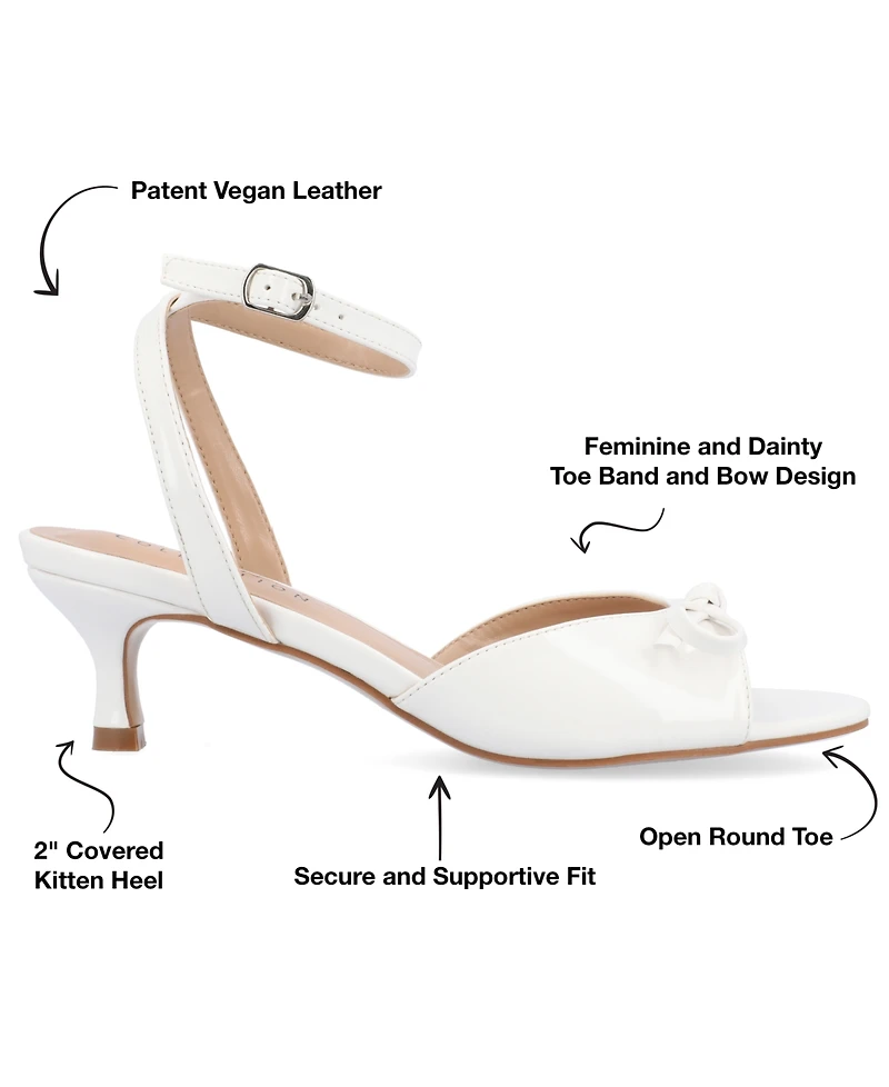 Journee Collection Women's Jennifer Ankle Strap Sandals