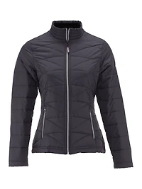 RefrigiWear Plus Size Warm Lightweight Packable Quilted Ripstop Insulated Jacket