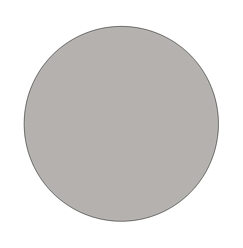 Emma+Oliver Mobile 42" Round Hp Laminate Adjustable Activity Table