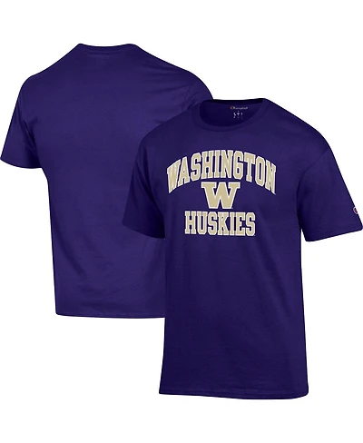 Men's Champion Purple Washington Huskies High Motor T-shirt