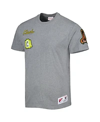 Men's Mitchell & Ness Gray San Jose Earthquakes City T-shirt