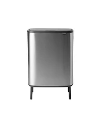 Bo Touch Top Hi Dual Compartment Trash Can, 2 x 8 Gallon, 2 x 30 Liter