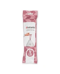 Perfectfit Trash Bags, Code V, 0.5-0.8 Gallon, 2-3 Liter, 200 Trash Bags