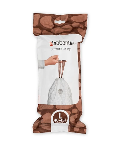 PerfectFit Trash Bags, Code L, 12 Gallon, 40-45 Liter, 120 Trash Bags