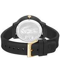 Lacoste Women's L.12.12 Multi Black Silicone Strap Watch 38mm