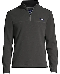 Lands' End Men's Anyweather Fleece Quarter Zip Pullover