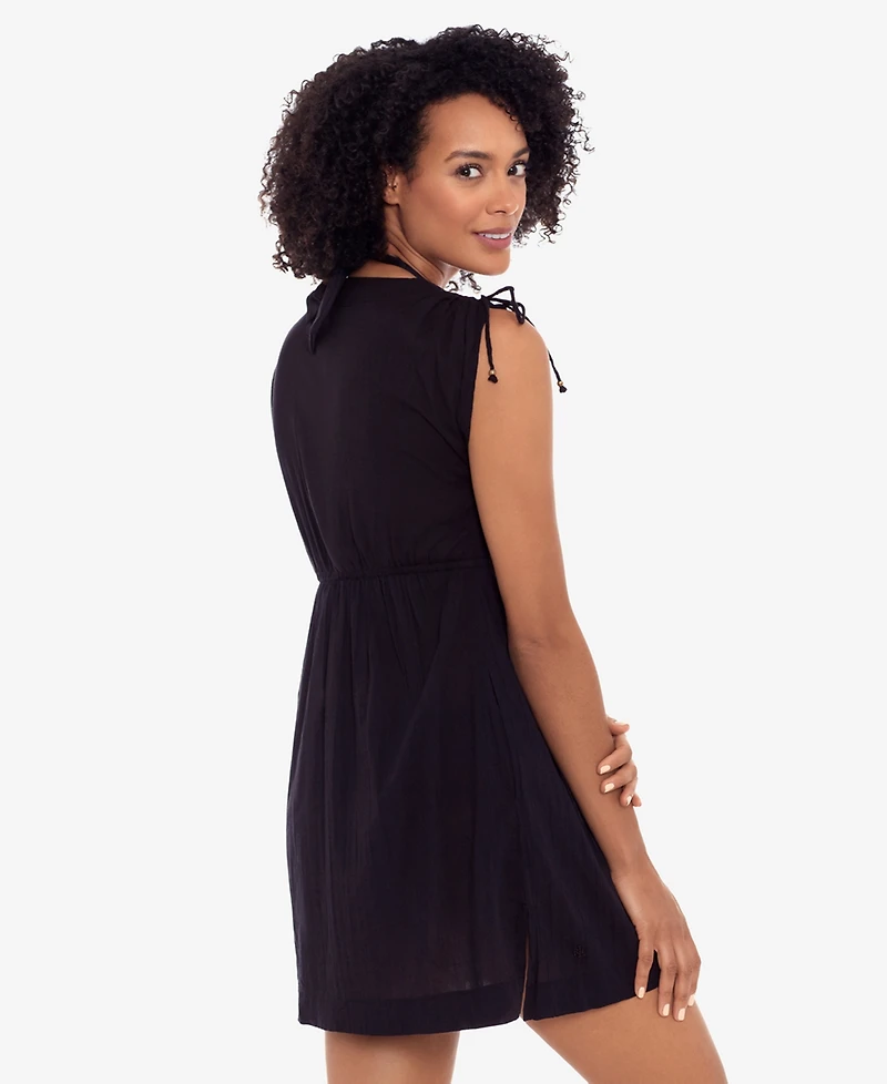 Lauren by Ralph Crushed Farrah Swim Cover-Up Dress