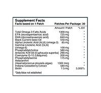 Omega-3 Vitamin Patch by PatchAid (30-Day Supply)