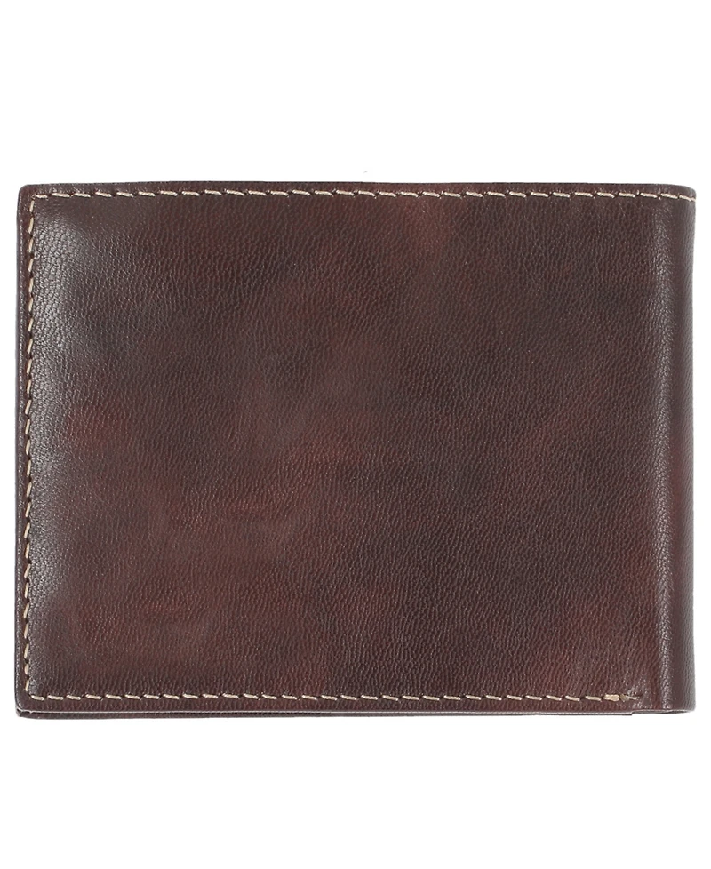 Steve Madden Men's Antique-like Rfid Passport Case