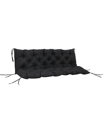 Outsunny 59" x 38" 3 Seater Outdoor Bench Swing