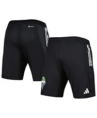 Men's adidas Black Seattle Sounders Fc 2023 On-Field Aeroready Training Shorts