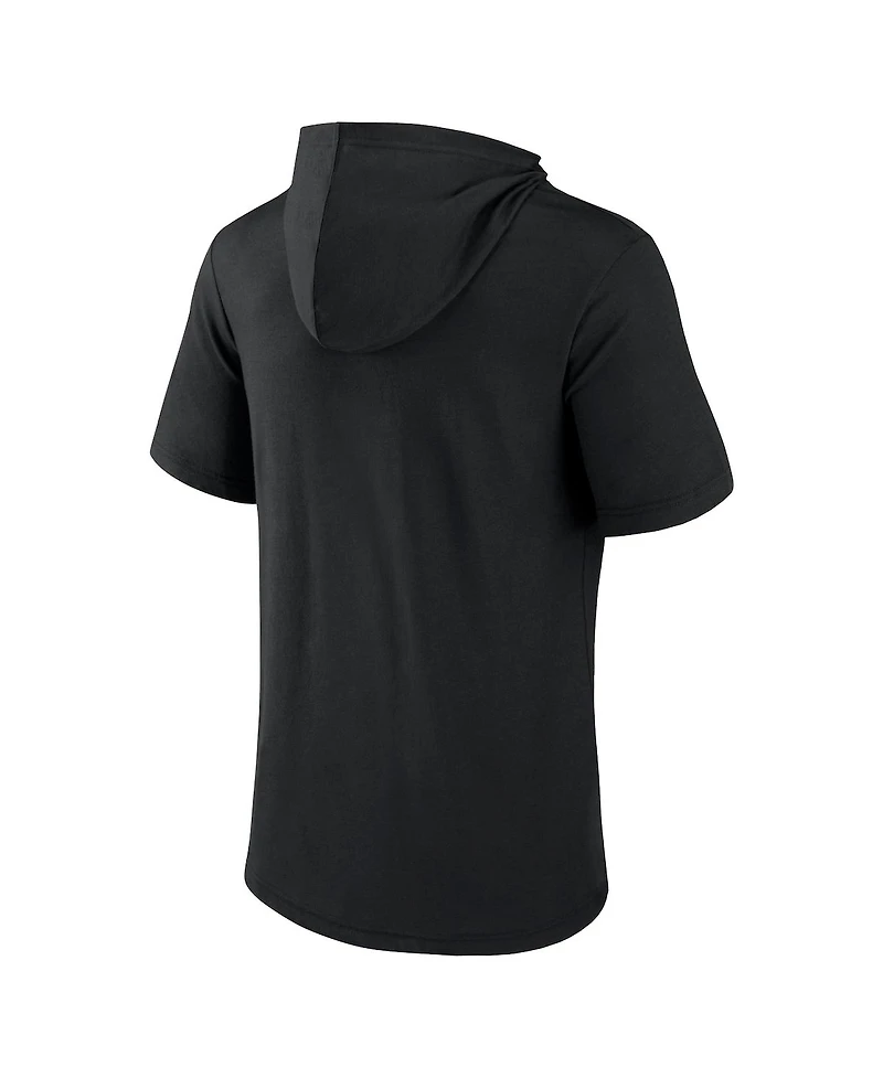 Men's Fanatics Wisconsin Badgers Outline Lower Arch Hoodie T-shirt