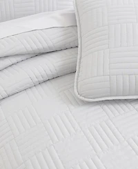 Southshore Fine Linens Grid 3-Pc. Quilt Set
