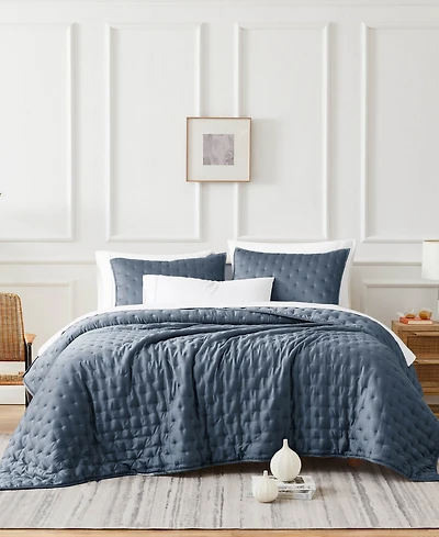 Southshore Fine Linens Luxurious 100% Viscose 3-Pc. Quilt Set