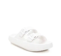 Women's Rubber Flat Sandals By Xti, White