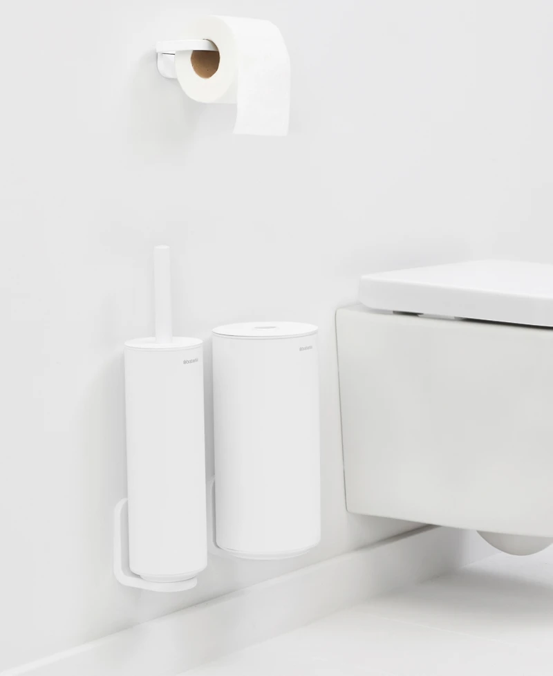 Mindset Toilet Set- Toilet Brush, Toilet Roll Holder, Toilet Roll Dispenser