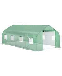 Outsunny 19.5'x10'x7' Outdoor house,Tunnel Walk-in House