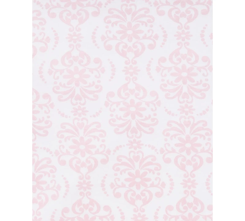 Little Me Baby Girls Damask Scroll Print Cotton Blanket