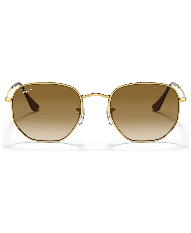 Ray-Ban Unisex Sunglasses, RB3548N Hexagonal Flat Lenses