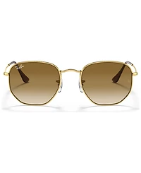 Ray-Ban Unisex Sunglasses, RB3548N Hexagonal Flat Lenses