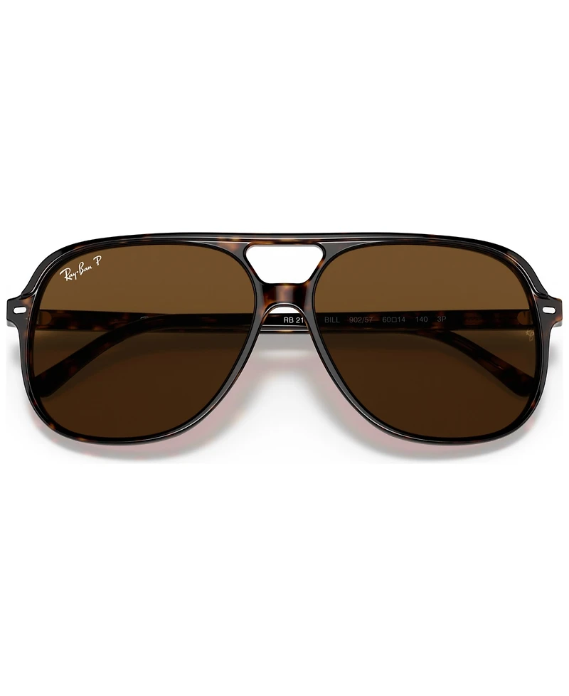 Ray-Ban Unisex Polarized Sunglasses, Bill