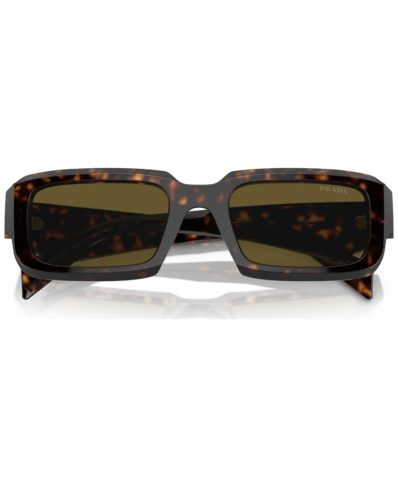 Prada Irregular Low Bridge Men's Sunglasses, Pr 27ZSF