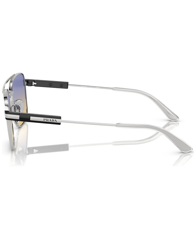 Prada Rectangular Unisex Sunglasses, Pr 67ZS