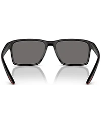 Prada Linea Rossa Men's Polarized Low Bridge Fit Sunglasses, Ps 05YSF