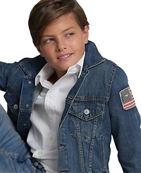 Polo Ralph Lauren Big Boys Denim Cotton Trucker Jacket