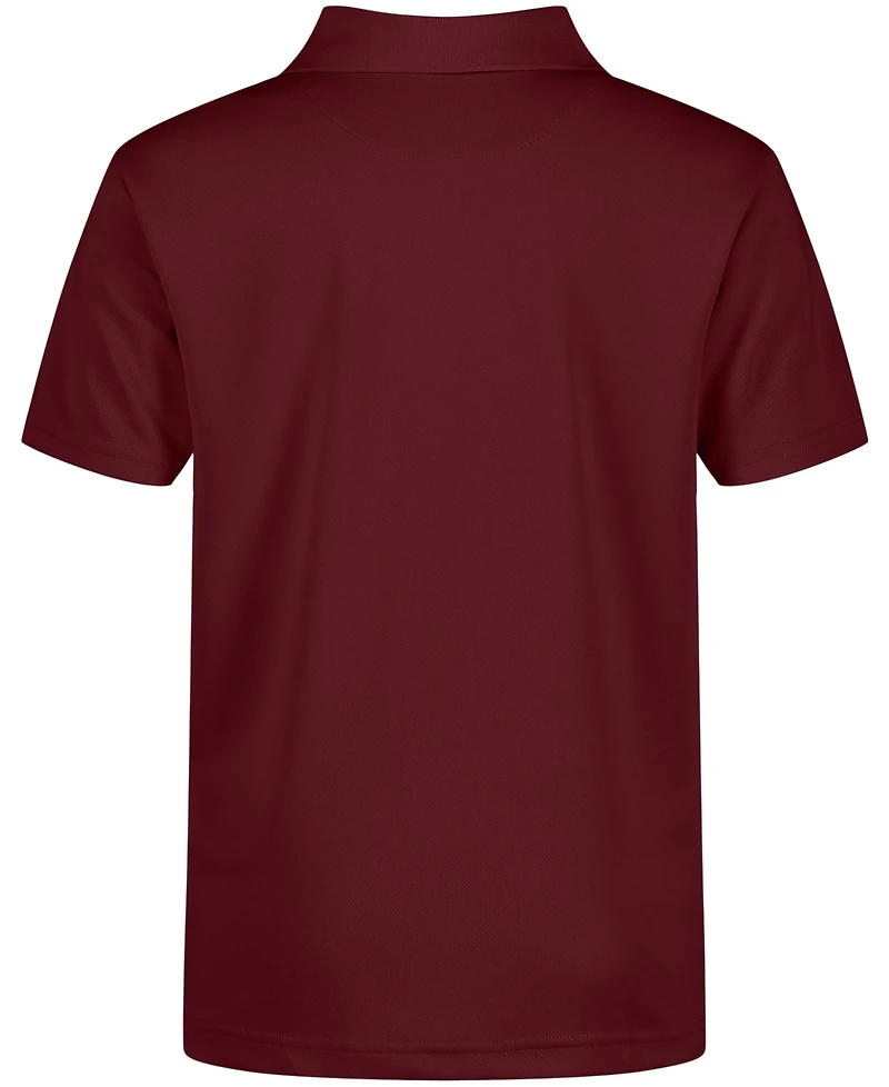 Nautica Big Boys Uniform Quick Dry Short Sleeve Performance Stretch Polo