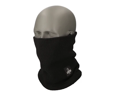 RefrigiWear Men's Silver Magic Neck Gaiter - Knit Face Mask with Smart Silver Lining