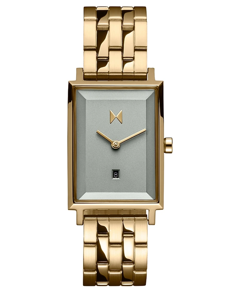 Mvmt Women's Signature Square Gold-tone Stainless Steel Bracelet Watch 24mm