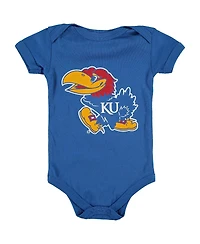 Infant Boys and Girls Royal Kansas Jayhawks Big Logo Bodysuit