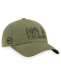 Men's Top of the World Olive Oklahoma Sooners Oht Military-Inspired Appreciation Unit Adjustable Hat