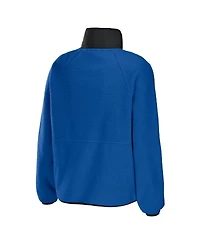 Women's Wear by Erin Andrews Royal Indianapolis Colts Polar Fleece Raglan Full-Snap Jacket