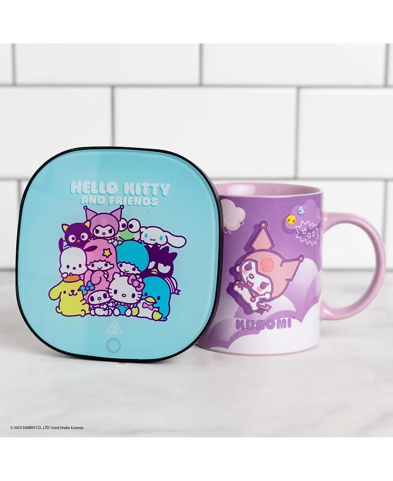 Uncanny Brands Kuromi Coffee Mug with Electric Mug Warmer – Keeps Your Favorite Beverage Warm - Auto Shut On/Off