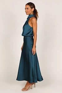 Petal and Pup Women's Anabelle Halter Neck Midi Dress