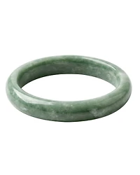 Tennis — Opaque green jade bangle
